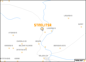 map of Strelitsa