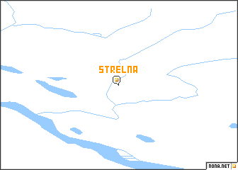 map of Strelna