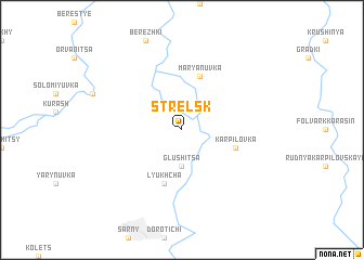 map of Strelʼsk