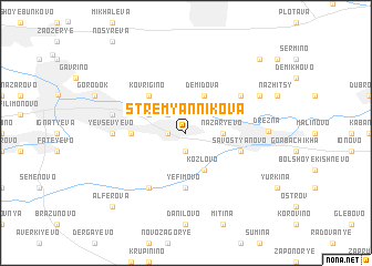 map of Stremyannikova