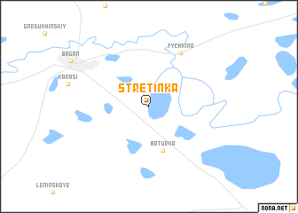 map of Stretinka