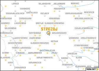 map of Strezoj