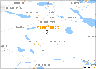 map of Stridsborg