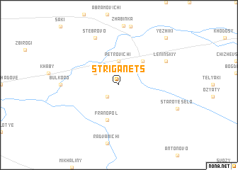map of Striganets