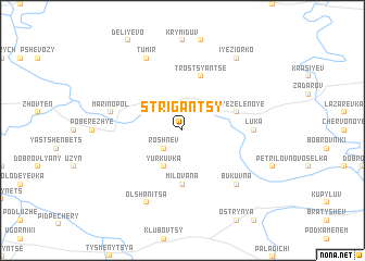 map of Strigantsy