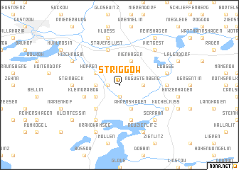 map of Striggow