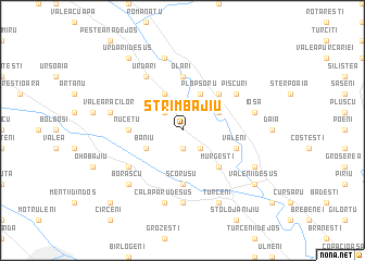 map of Strîmba-Jiu