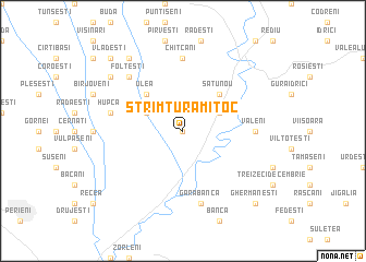 map of Strîmtura Mitoc