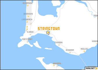 map of Stringtown