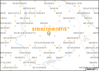 map of Strinz-Trinitatis