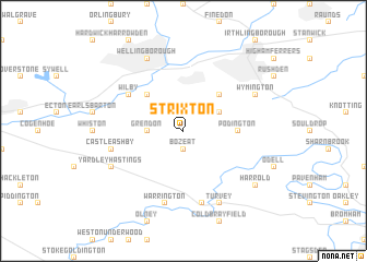 map of Strixton