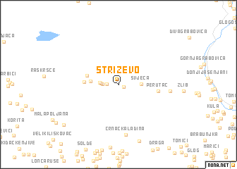 map of Striževo