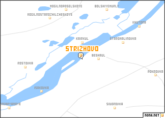map of Strizhovo