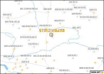 map of Strizivojna