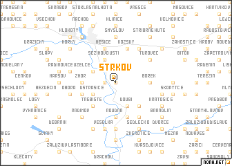 map of Strkov