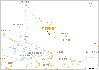 map of Strmac