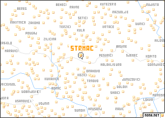 map of Strmac