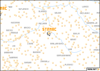 map of Strmac