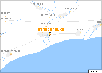 map of Stroganovka