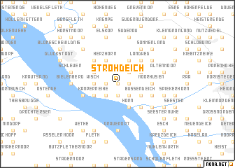 map of Strohdeich