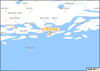 map of Strömsö