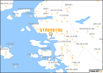 map of Strömstad