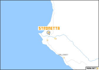 map of Stronetta
