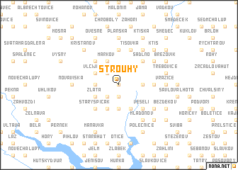 map of Strouhy