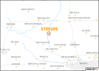 map of Stroups