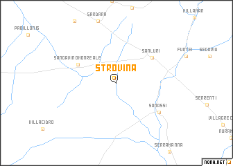 map of Strovina