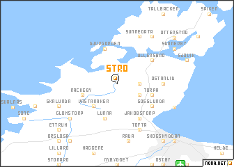 map of Strö