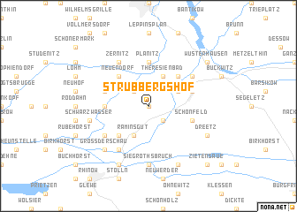 map of Strubbergshof