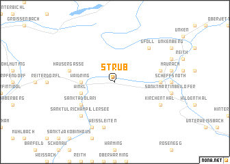 map of Strub