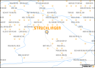 Strücklingen (Germany) map - nona.net