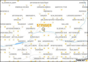 map of Struden