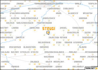 map of Strugi