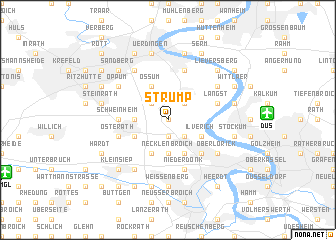 map of Strümp