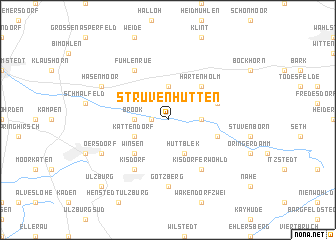 map of Struvenhütten