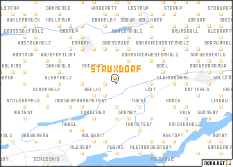 map of Struxdorf