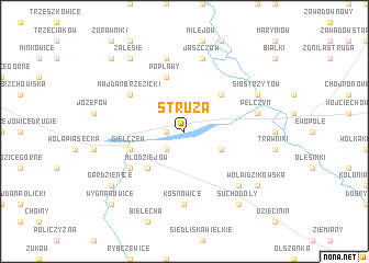 map of Struża
