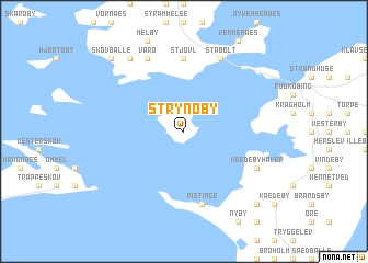 map of Strynø By