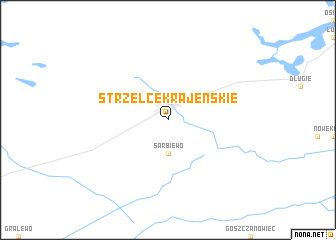 map of Strzelce Krajeńskie