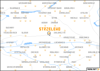 map of Strzelewo