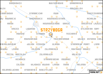 map of Strzyboga