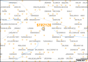 map of Strzyże