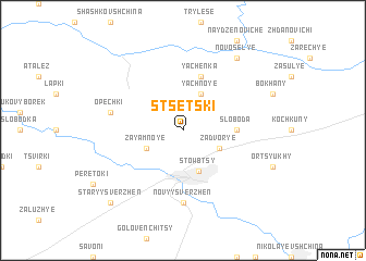 map of Stsetski