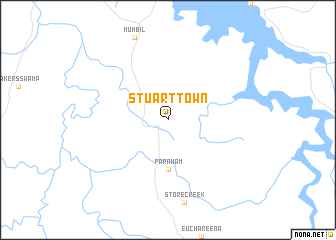 map of Stuart Town