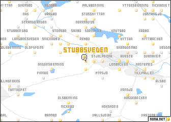 map of Stubbsveden