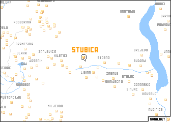 map of Stubica