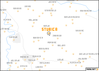 map of Stubica